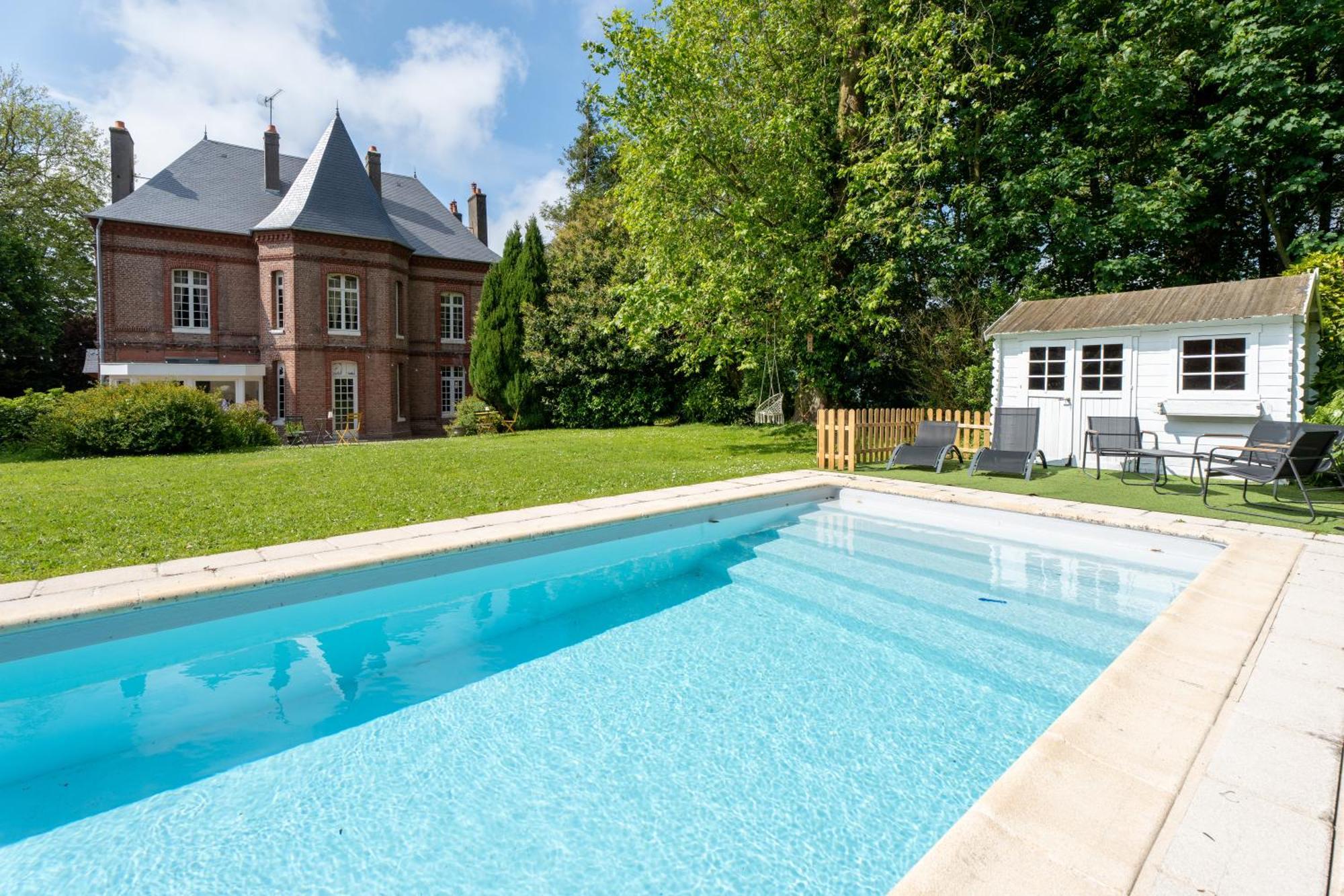 Bed and Breakfast Le Manoir De La Belle Epoque Béthencourt-sur-Mer Exterior foto